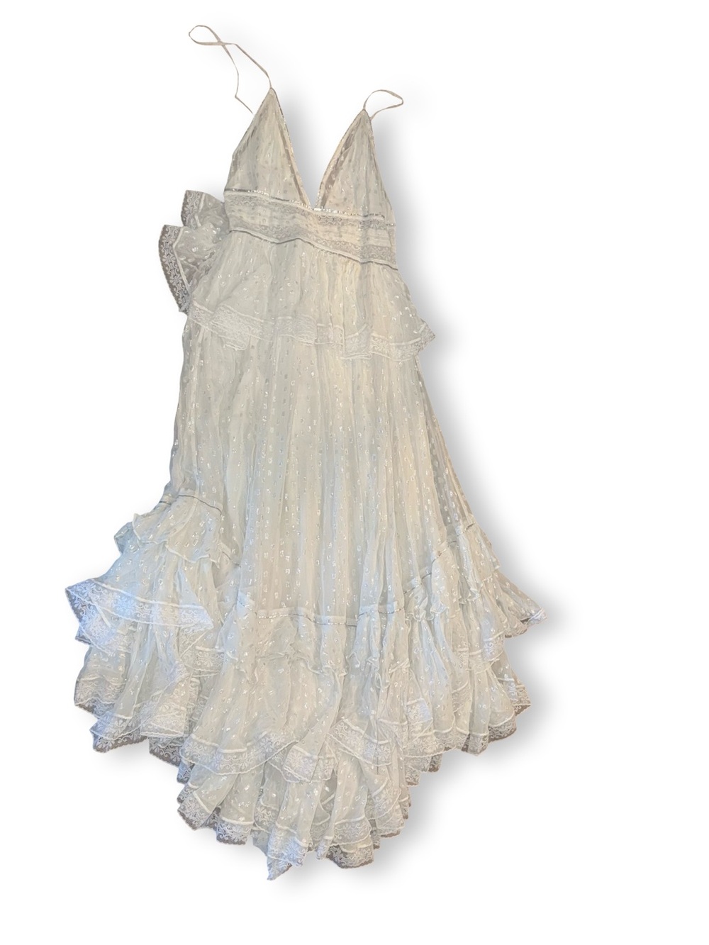 Rococo Sand Elna Lace Maxi Dress in White - Picture 2 of 5